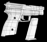SIG Pistol Wireframe