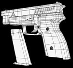 SIG Pistol Wireframe